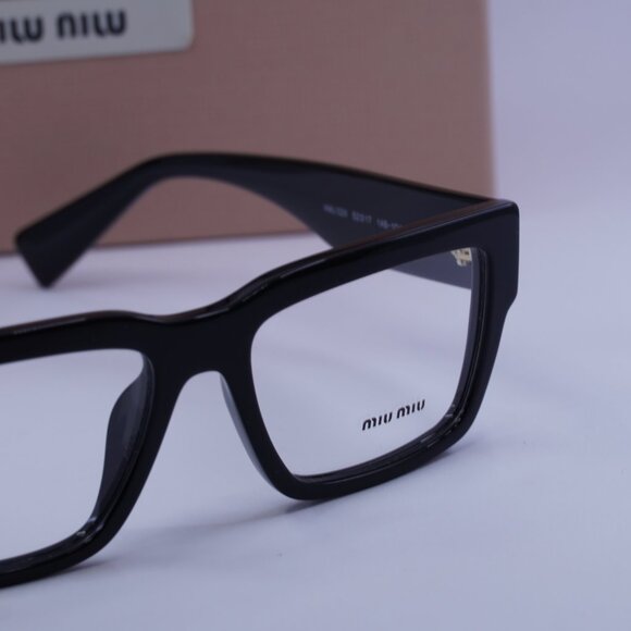 Miu Miu MU02XV 1AB1O1 Rectangle Eyeglasses 52mm – Black - Picture 2 of 10